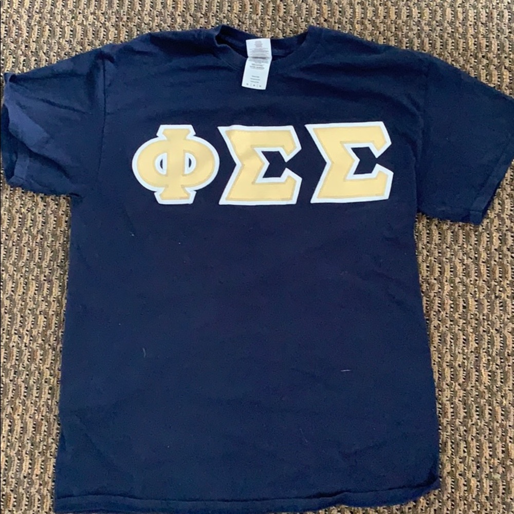 Phi Sigma Sigma Sorority house letters.